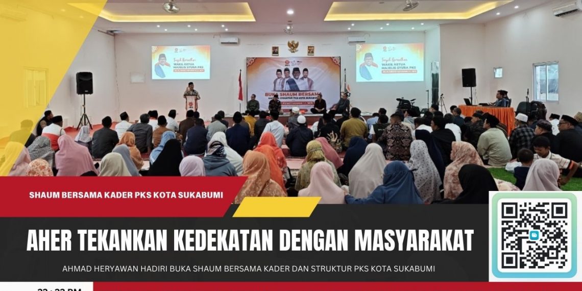 Buka Shaum Bersama Kader dan Struktur PKS Kota Sukabumi, Aher Tekankan Kedekatan dengan Masyarakat