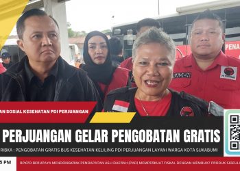 Pengobatan Gratis Bus Kesehatan Keliling PDI Perjuangan Layani Warga Kota Sukabumi