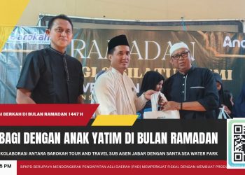Barokah Tour and Travel Gelar Gathering Sub Agen se-Jawa Barat di Santa Sea Water Park, Berbagi dengan Anak Yatim di Bulan Ramadan