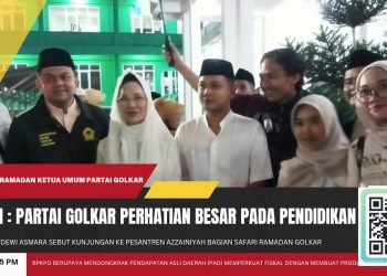 Dampingi Bahlil Lahadalia, Anggota DPR RI Dewi Asmara Sebut Kunjungan ke Pesantren Azzainiyah Bagian Safari Ramadan Golkar