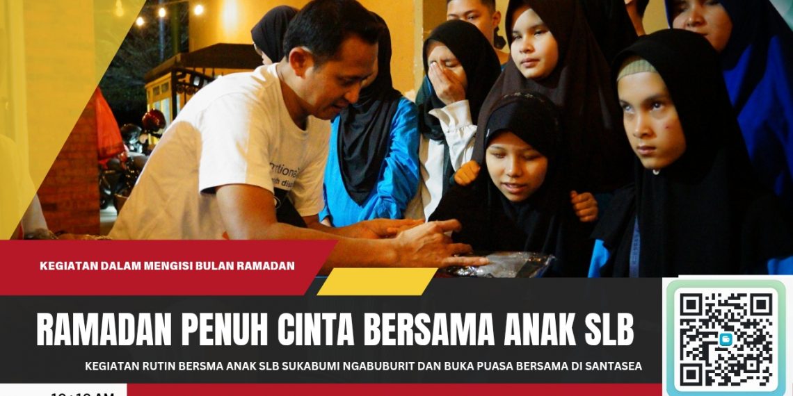 Ramadan Penuh Cinta, Anak-Anak SLB Sukabumi Ngabuburit dan Buka Puasa Bersama di Santasea