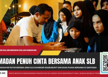 Ramadan Penuh Cinta, Anak-Anak SLB Sukabumi Ngabuburit dan Buka Puasa Bersama di Santasea