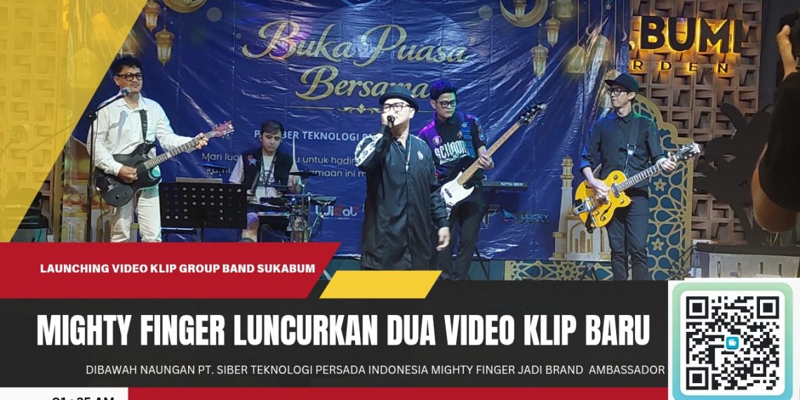 Dibawah Naungan PT. Siber Teknologi Persada Indonesia, Mighty Finger Luncurkan Dua Video Klip Sekaligus di Sukabumi