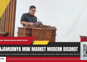 Fraksi Kebangkitan Rakyat DPRD Soroti Menjamurnya Minimarket Modern di Sukabumi