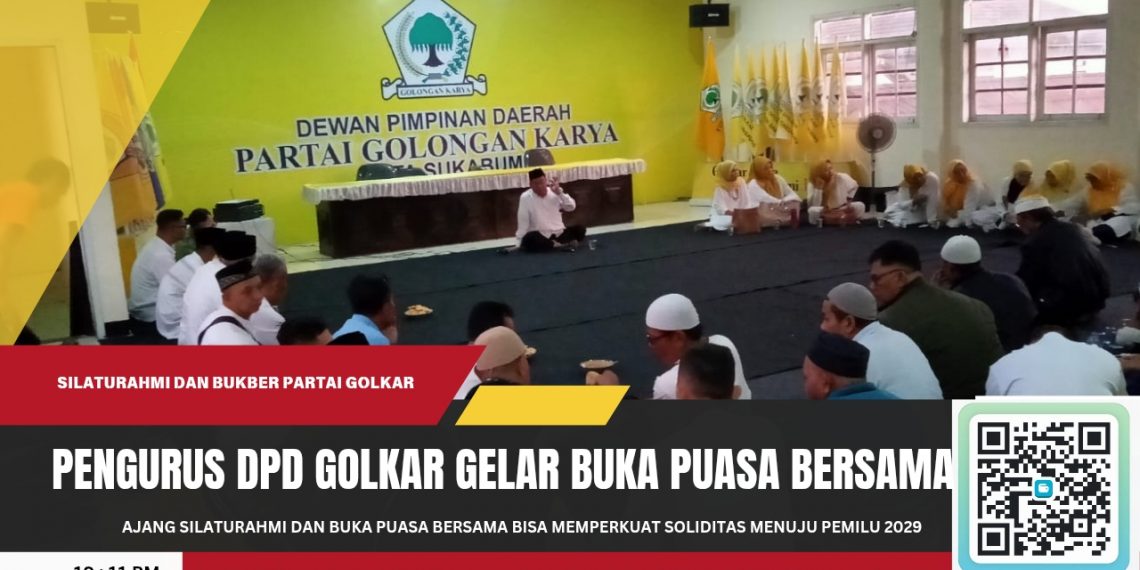 Golkar Kota Sukabumi Gelar Silaturahmi dan Buka Puasa Bersama, Perkuat Soliditas Menuju 2029