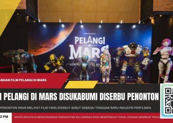 Film “Pelangi di Mars” Tayang Perdana, Diserbu Penonton di Sukabumi