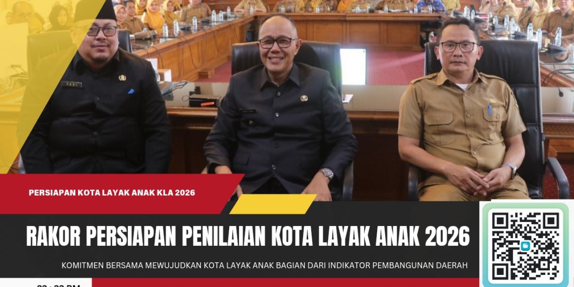 Wali Kota Sukabumi Buka Rakor Persiapan Penilaian Kota Layak Anak 2026