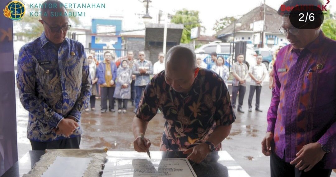 Peresmian Kantor Pertanahan Kota Sukabumi, Tingkatkan Pelayanan Pertanahan bagi Masyarakat