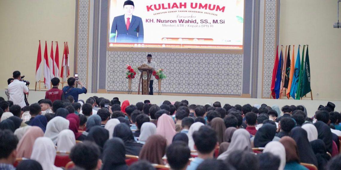 Berikan Kuliah Umum di UIN Datokarama Palu, Menteri Nusron Bangun Kesadaran Mahasiswa tentang Nilai Ekonomi Tanah