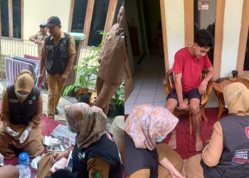 Jalan Ciaul Pasir Rusak Parah, Dinkes Sukabumi Gercep Tangani Korban Kecelakaan