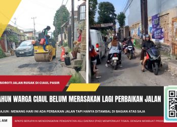Jalan Ciaul Pasir Rusak Parah, Sudah 20 Tahun Warga Belum Merasakan Perbaikan Lagi