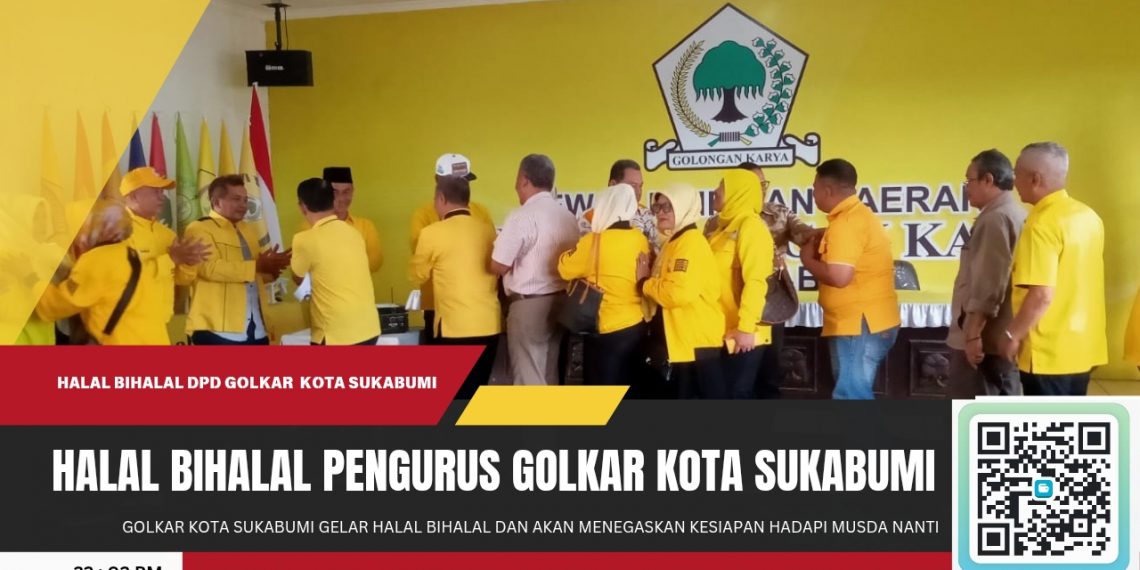 Golkar Kota Sukabumi Gelar Halal Bihalal, Tegaskan Kesiapan Hadapi Musda