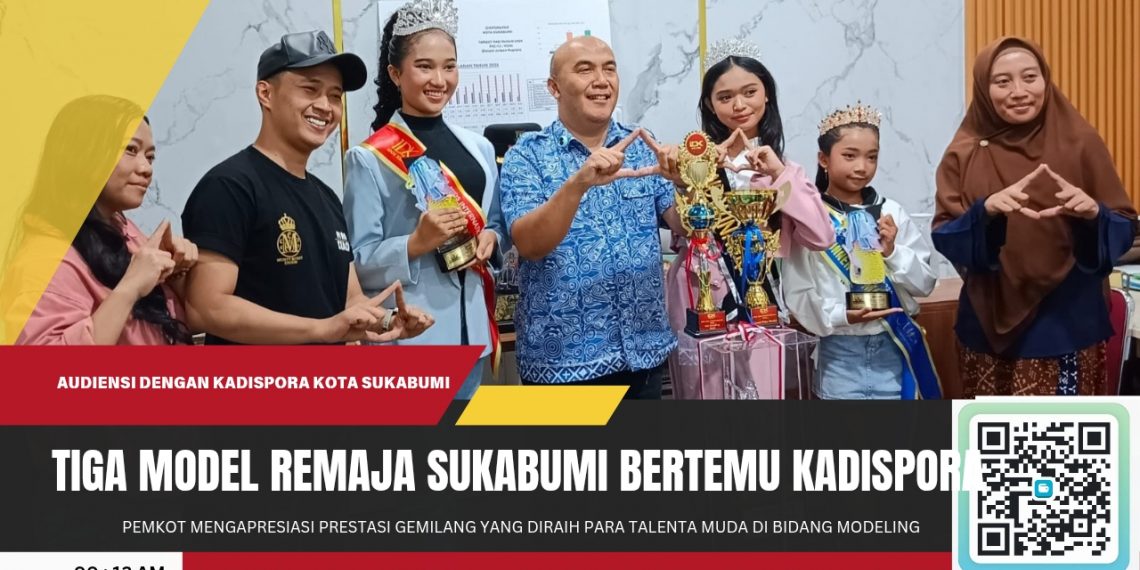 Tiga Remaja Asal Kota Sukabumi Berjaya di Dunia Modeling Internasional, Kadisporapar: Butuh Kolaborasi Dengan Industri Kreatif