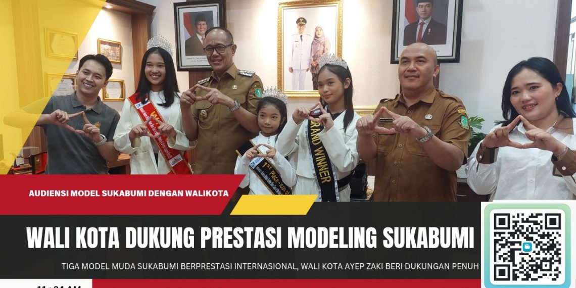 Tiga Model Muda Sukabumi Berprestasi Internasional, Wali Kota Ayep Zaki Beri Dukungan Penuh