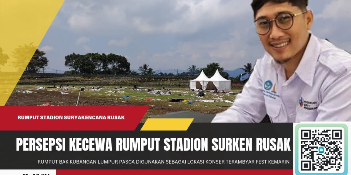 Suporter Sepak Bola Sukabumi Kecewa, Stadion Suryakencana Rusak Usai Konser