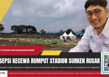 Suporter Sepak Bola Sukabumi Kecewa, Stadion Suryakencana Rusak Usai Konser