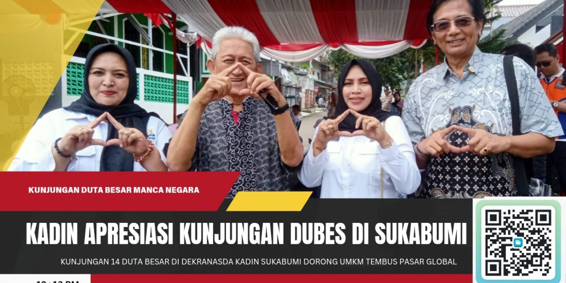 Kunjungan 14 Duta Besar, Kadin Sukabumi Dorong UMKM Tembus Pasar Global