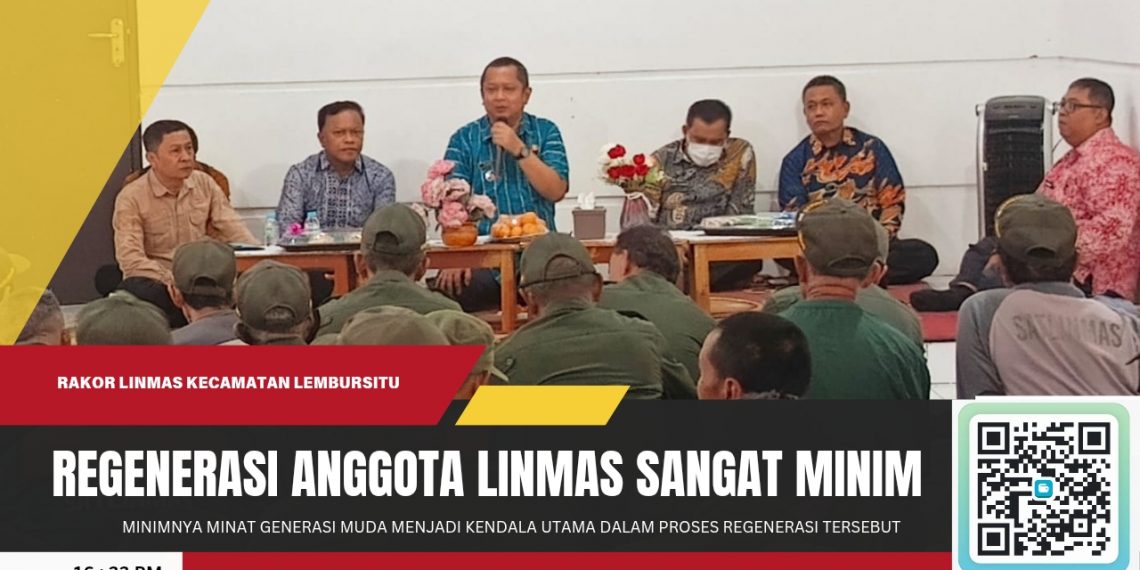 Regenerasi Linmas Minim, Kecamatan Lembursitu Dorong Keterlibatan Generasi Muda