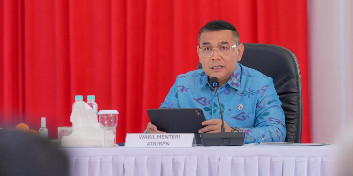 50% Bidang Tanah di Sulteng Sudah Bersertipikat, Wamen Ossy: Ini Menunjukkan Sulteng Terus Bertumbuh