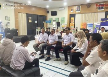 Kantor Pertanahan Kota Sukabumi Ikut Evaluasi Kinerja PTSP dan Percepatan Perizinan Berusaha