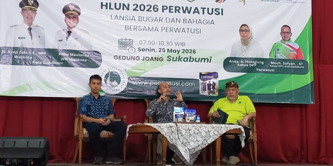Lansia Harus Tetap Produktif, PERWATUSI Gelar Talkshow “Lansia Bugar dan Bahagia” di Sukabumi