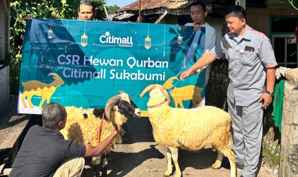Citimall Sukabumi Tebar Kepedulian Idul Adha 1447 H, Salurkan Hewan Kurban untuk Warga Gunung Parang