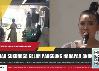 Pulihkan Kepercayaan Diri dan Mental, Rumah Budaya Sukuraga Sukabumi Gelar “Panggung Harapan Anak”