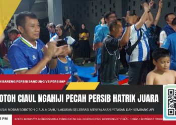 Bobotoh Ciaul Ngahiji Pecah! Persib Kunci Gelar Juara Liga 1 2025/2026, Sukabumi Dibanjiri Euforia