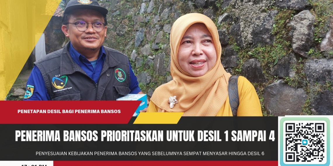Desil Bansos di Kota Sukabumi Kini Diprioritaskan untuk Desil 1–4, Dinsos: Perubahan Data Butuh Waktu