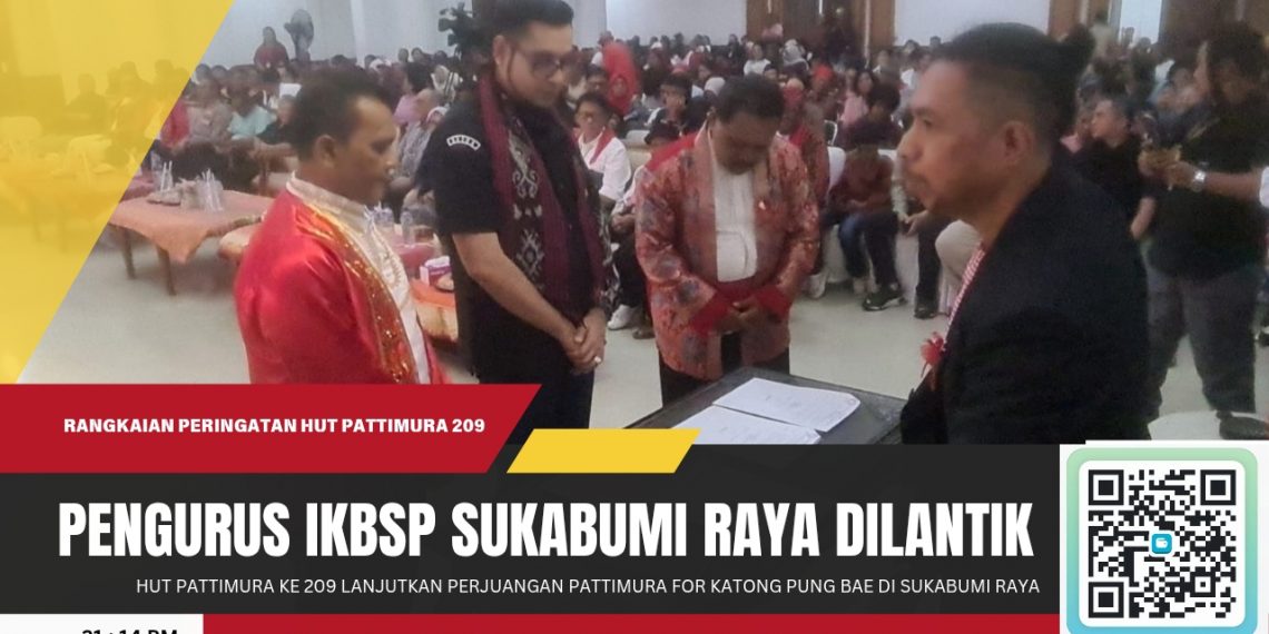 IKBSP Maluku Sukabumi Raya Resmi Dilantik, Semangat Pattimura Digaungkan untuk Perkuat Persaudaraan
