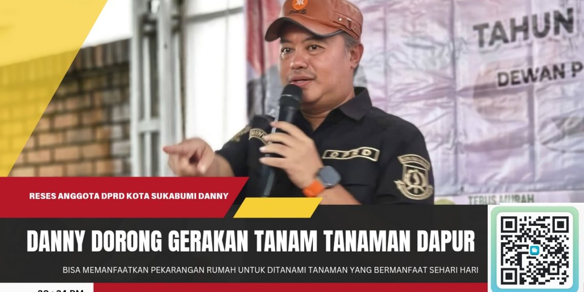 Danny Ramdhani Dorong Warga Sukabumi Hidupkan Pekarangan Produktif dan Olah Sampah Jadi Cuan