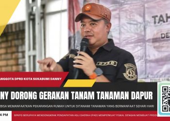 Danny Ramdhani Dorong Warga Sukabumi Hidupkan Pekarangan Produktif dan Olah Sampah Jadi Cuan