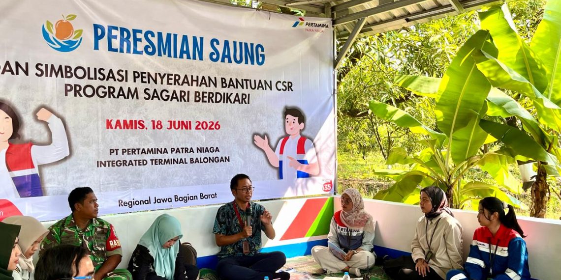Pertamina Patra Niaga RJBB Resmikan Saung SAGARI untuk Pemberdayaan Masyarakat di Indramayu