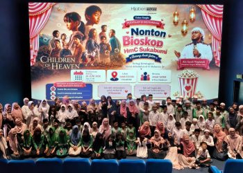Peringati 10 Muharam, HMC Sukabumi Ajak 60 Anak Yatim Nonton Bareng Film Inspiratif