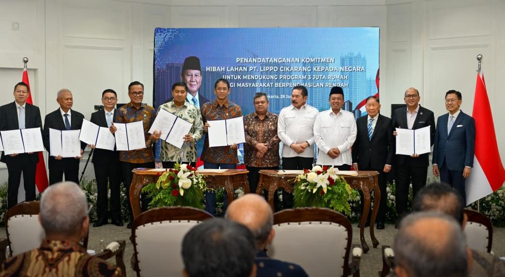 Pemerintah Terima Tanah untuk 3 Juta Rumah dari Lippo Cikarang, Menteri Nusron Komitmen Percepat Proses Hibah