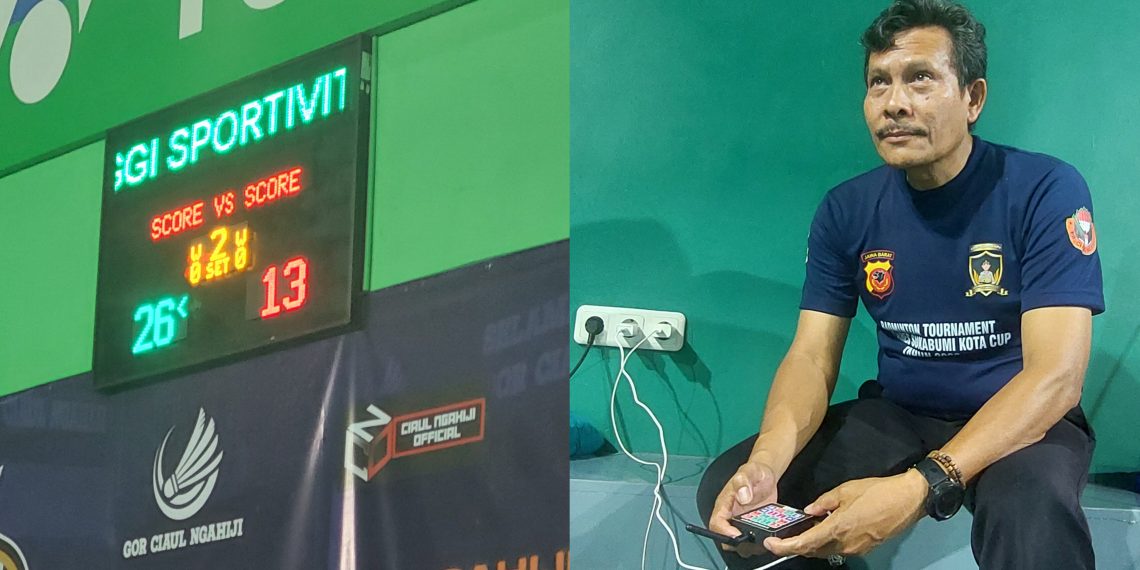 Pertama Kali, Kejuaraan Bulutangkis di GOR Ciaul Ngahiji Gunakan Scoring Board Elektrik