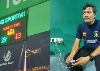 Pertama Kali, Kejuaraan Bulutangkis di GOR Ciaul Ngahiji Gunakan Scoring Board Elektrik