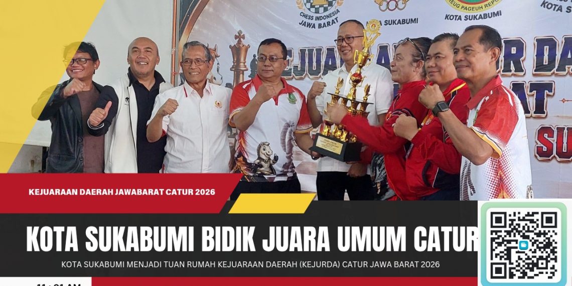 Kota Sukabumi Jadi Tuan Rumah Kejurda Catur Jabar 2026, Bidik Gelar Juara Umum