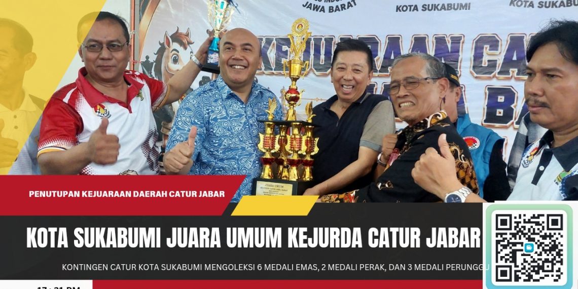 Tiga Keberhasilan Kota Sukabumi di Kejurda Catur Jabar 2026, Sabet Gelar Juara Umum