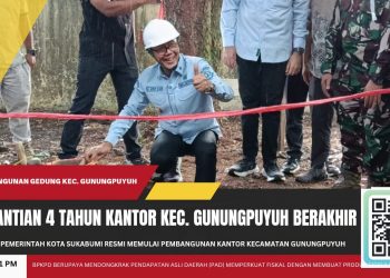 Penantian 4 Tahun Berakhir, Pembangunan Kantor Kecamatan Gunungpuyuh Resmi Dimulai