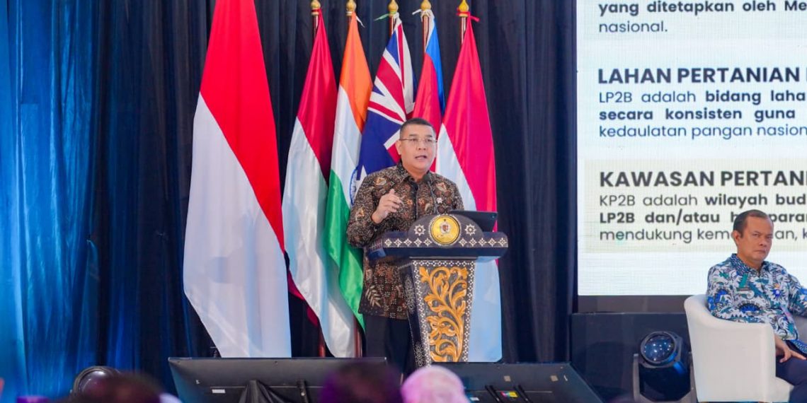 Bangun Kedaulatan Pangan Nasional, Kementerian ATR/BPN Targetkan 87% LBS Jadi LP2B