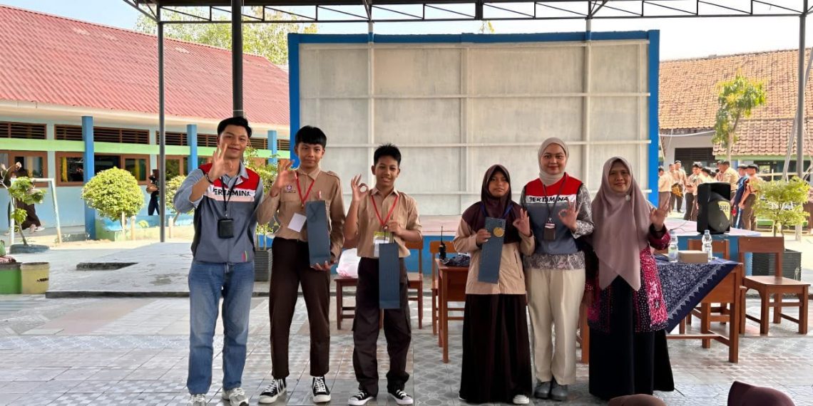 Pertamina Patra Niaga RJBB Edukasi Ratusan Siswa Baru SMP Negeri 1 Balongan untuk Cegah Bullying