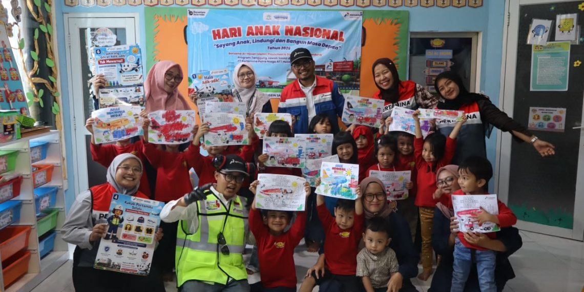 Pertamina Patra Niaga RJBB Rayakan Hari Anak Nasional 2026 melalui Program TAMASYA, Kenalkan Dunia Aviasi kepada Anak