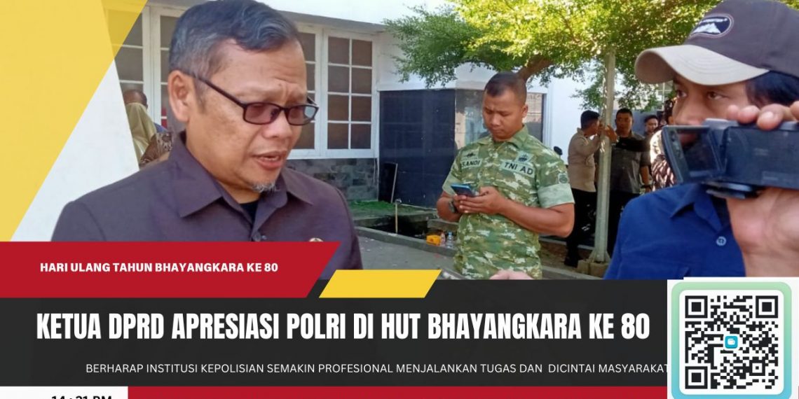 DPRD Kota Sukabumi Apresiasi Polri di HUT Bhayangkara ke-80, Tingkatkan Sinergi Jaga Kondusivitas Daerah