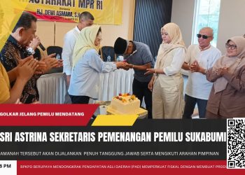 Feri Sri Astrina Resmi Masuk Kepengurusan Golkar Jabar, Siap Menangkan Pemilu di Sukabumi