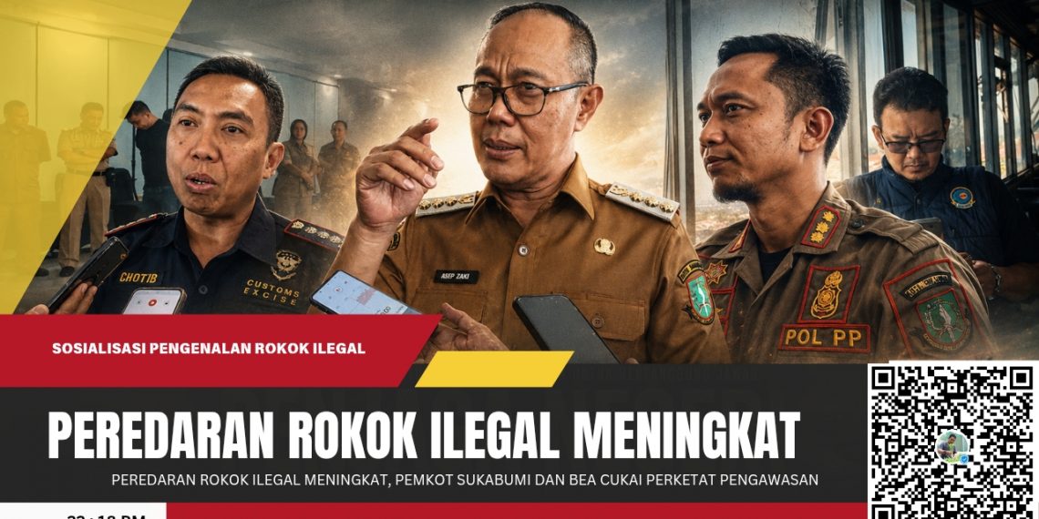 Peredaran Rokok Ilegal Meningkat, Pemkot Sukabumi dan Bea Cukai Perketat Pengawasan
