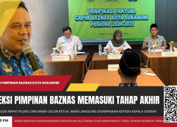 Seleksi Pimpinan Baznas Kota Sukabumi Masuk Tahap Akhir, Lima Nama Akan Direkomendasikan ke Wali Kota