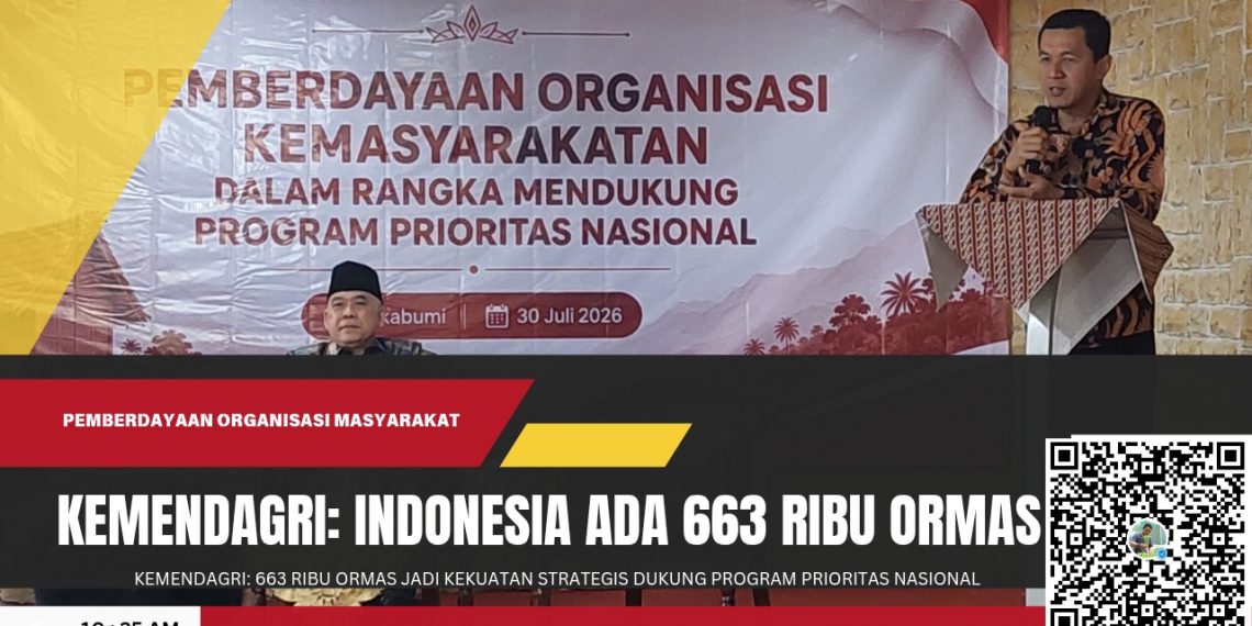 Kemendagri: 663 Ribu Ormas Jadi Kekuatan Strategis Dukung Program Prioritas Nasional