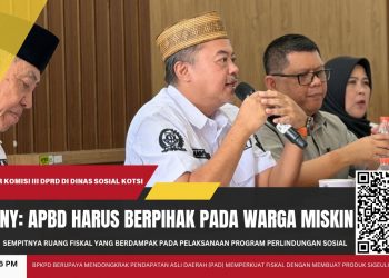 Minimnya Anggaran Dinsos, DPRD Minta APBD Lebih Berpihak pada Warga Miskin