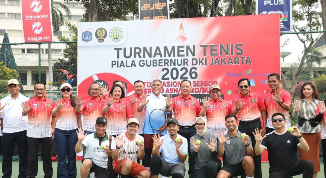 Bangun Soliditas Melalui Olahraga, Kementerian ATR/BPN Berpartisipasi dalam Turnamen Tenis Piala Gubernur DKI Jakarta 2026